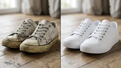 Jako v čistírně: Jak mít boty bez poskvrny bílé – 5 metod pro různé materiály