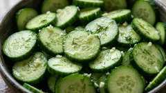 Rychlé křupavé lehce osolené okurky v sáčku